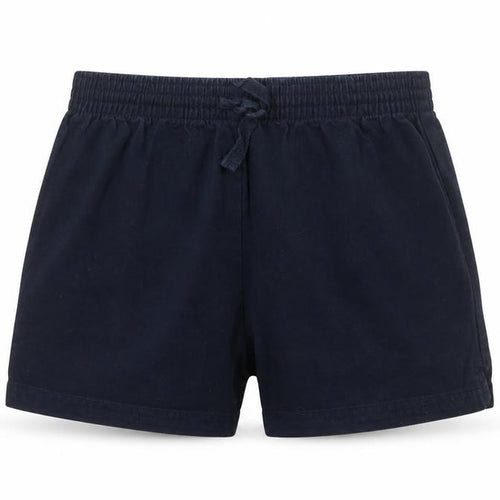 Marks & Spencer Boys Blue Cotton Sweat Shorts Size 4 Years Regular Drawstring