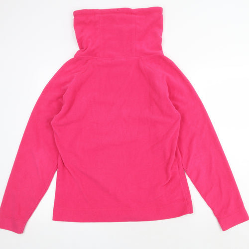 North Peak Womens Pink Polyester Pullover Sweatshirt Size 14 Pullover