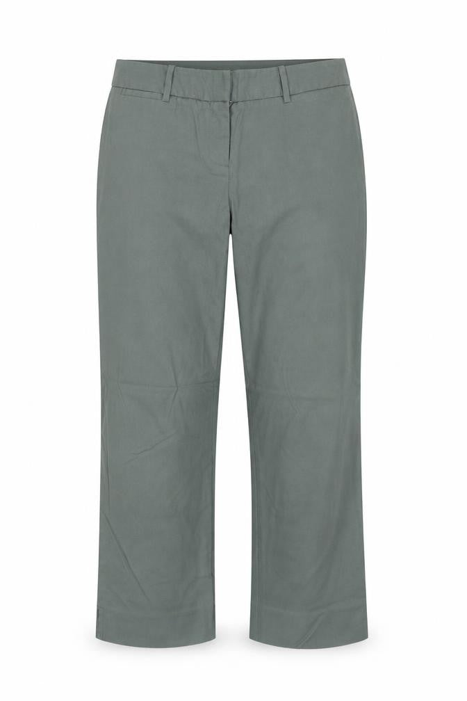 The Limited Womens Green Viscose Trousers Size 30 in Regular Hook & Eye