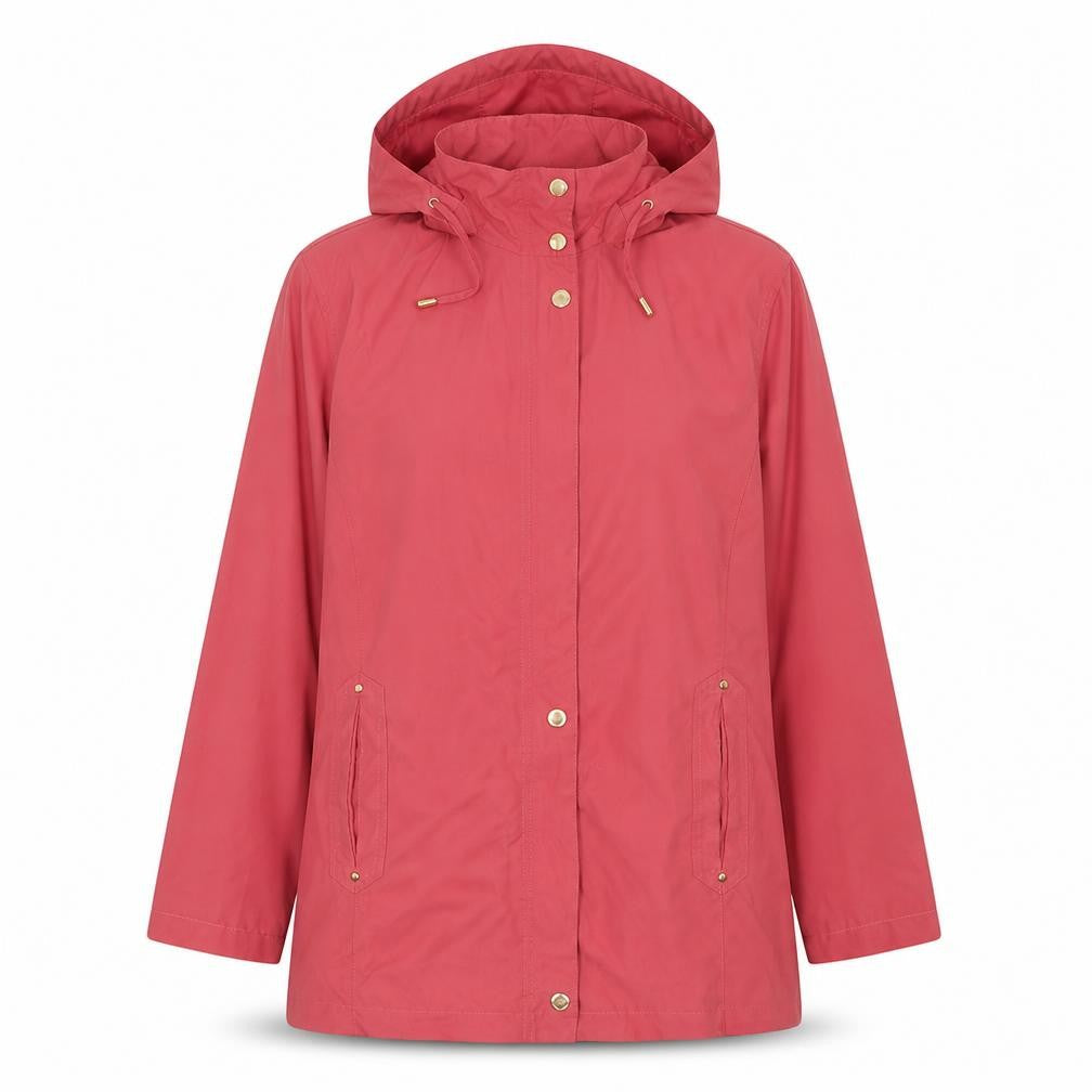 Danni Mac Womens Pink Jacket Size S Zip
