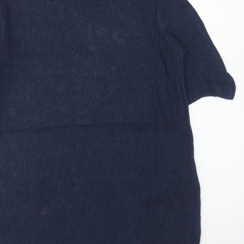 ESMARA Womens Blue Crew Neck Acrylic Pullover Jumper Size 10 Pullover