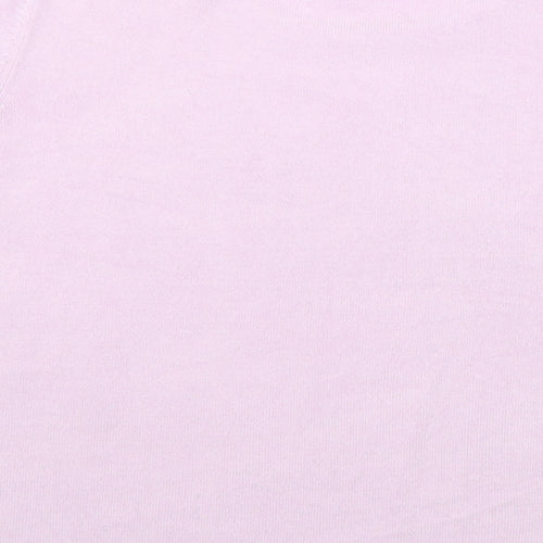 Marks and Spencer Womens Purple Round Neck Acrylic Pullover Jumper Size 18 Pullover