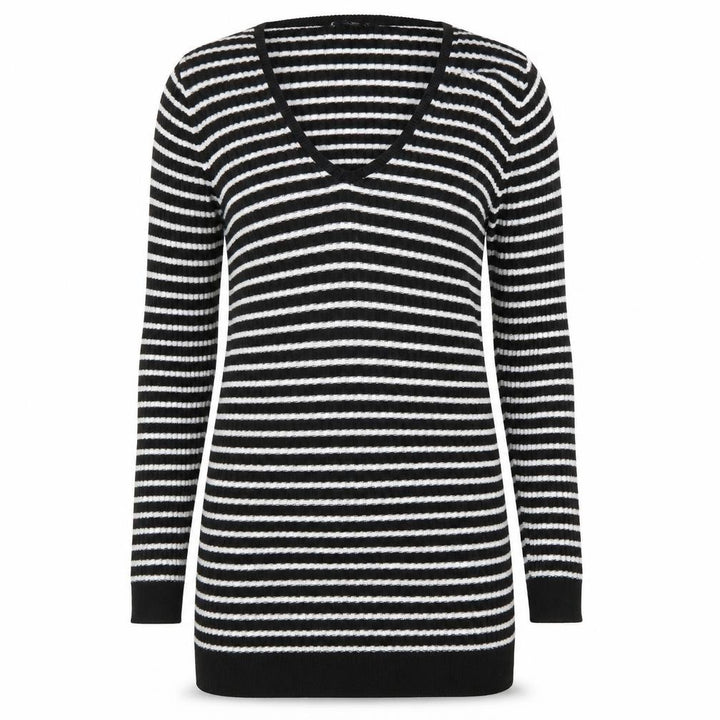 Mango Womens Blue Square Neck Polka Dot Acrylic Pullover Jumper Size M Pullover