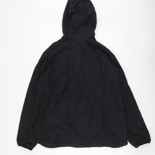 Marks and Spencer Womens Black Rain Coat Jacket Size 20 Zip