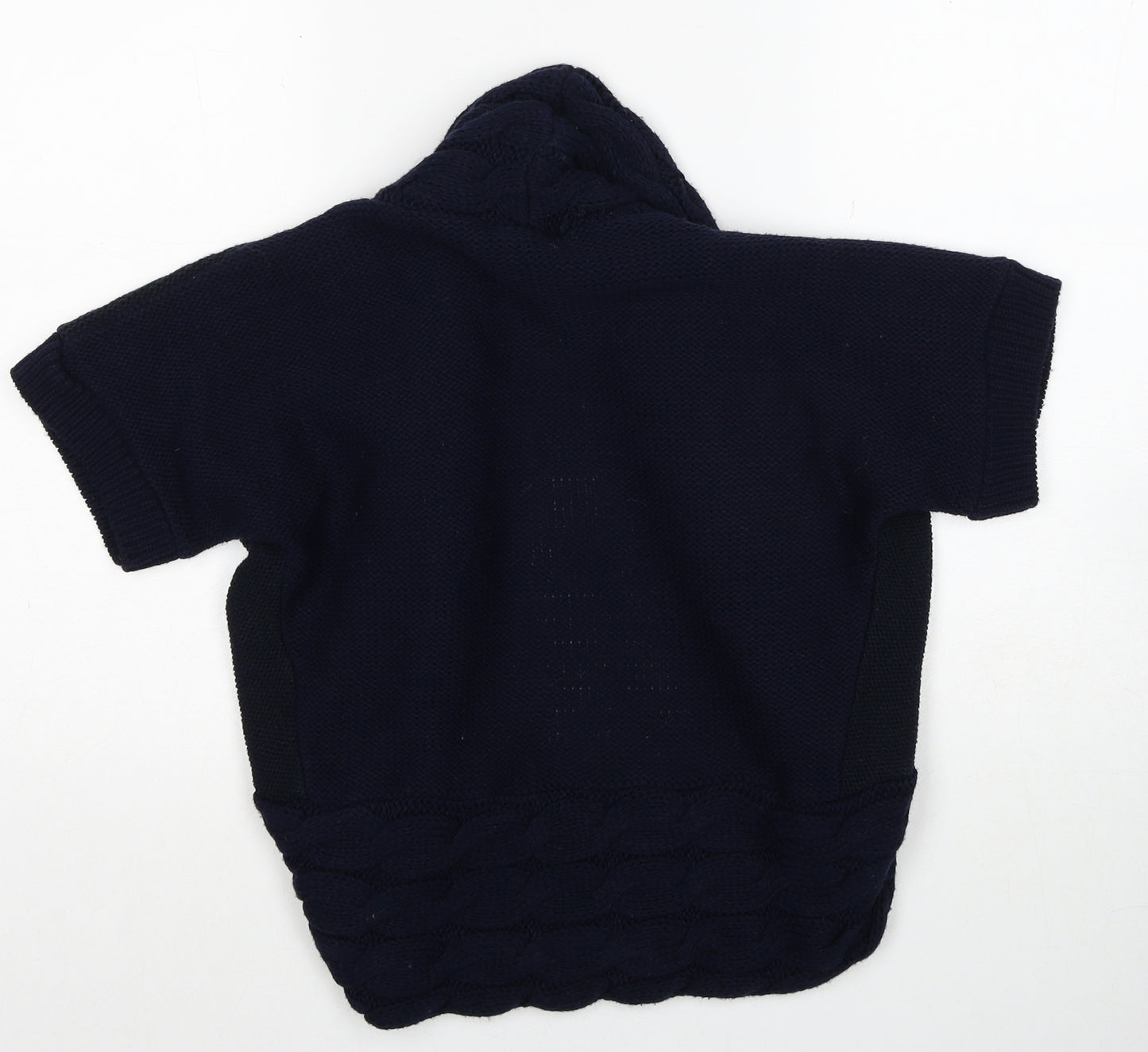 Dorothy Perkins Womens Blue V-Neck Acrylic Cardigan Jumper Size S