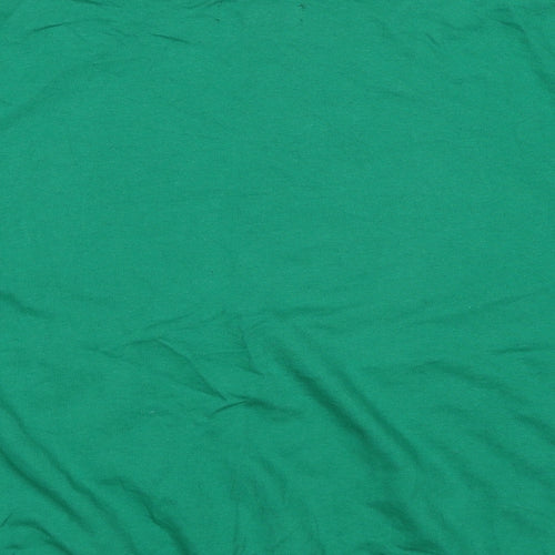 Studio Womens Green Cotton Pullover Sweatshirt Size 16 Pullover