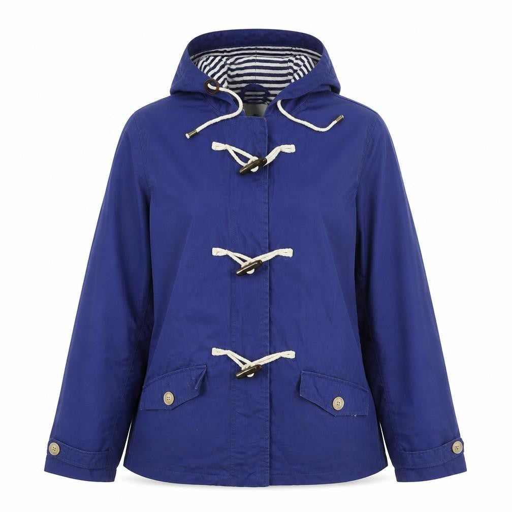Tu Womens Blue Jacket Size 8 Snap