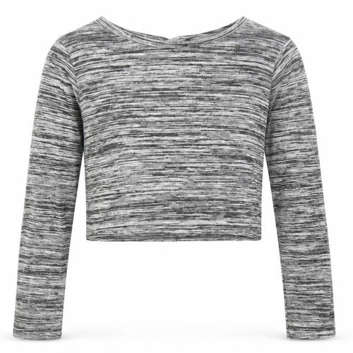 Boohoo Womens Black Geometric Polyester Cropped T-Shirt Size 10 Round Neck