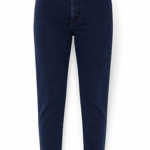 Marks and Spencer Womens Blue Cotton Skinny Jeans Size 6 Regular Zip