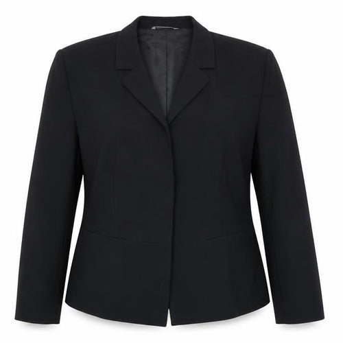 Marks and Spencer Womens Black Polyacrylate Fibre Jacket Blazer Size 14