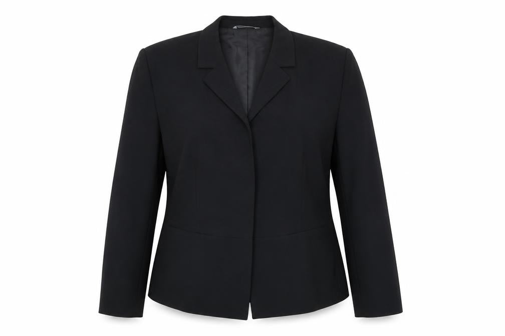 Marks and Spencer Womens Black Polyacrylate Fibre Jacket Blazer Size 14