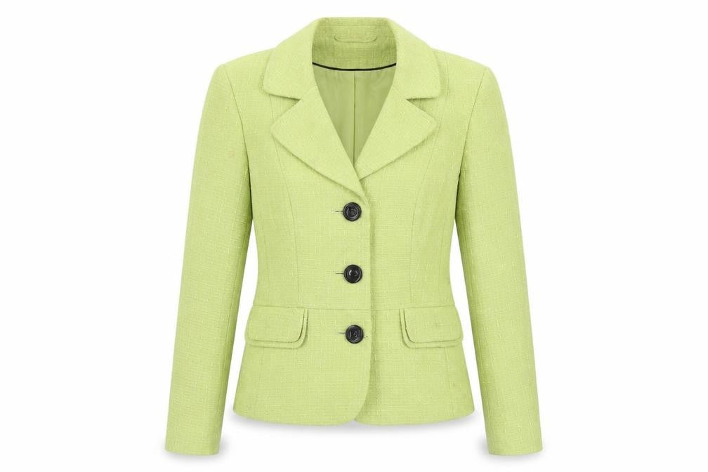 Debenhams Womens Green Polyacrylate Fibre Jacket Blazer Size 10