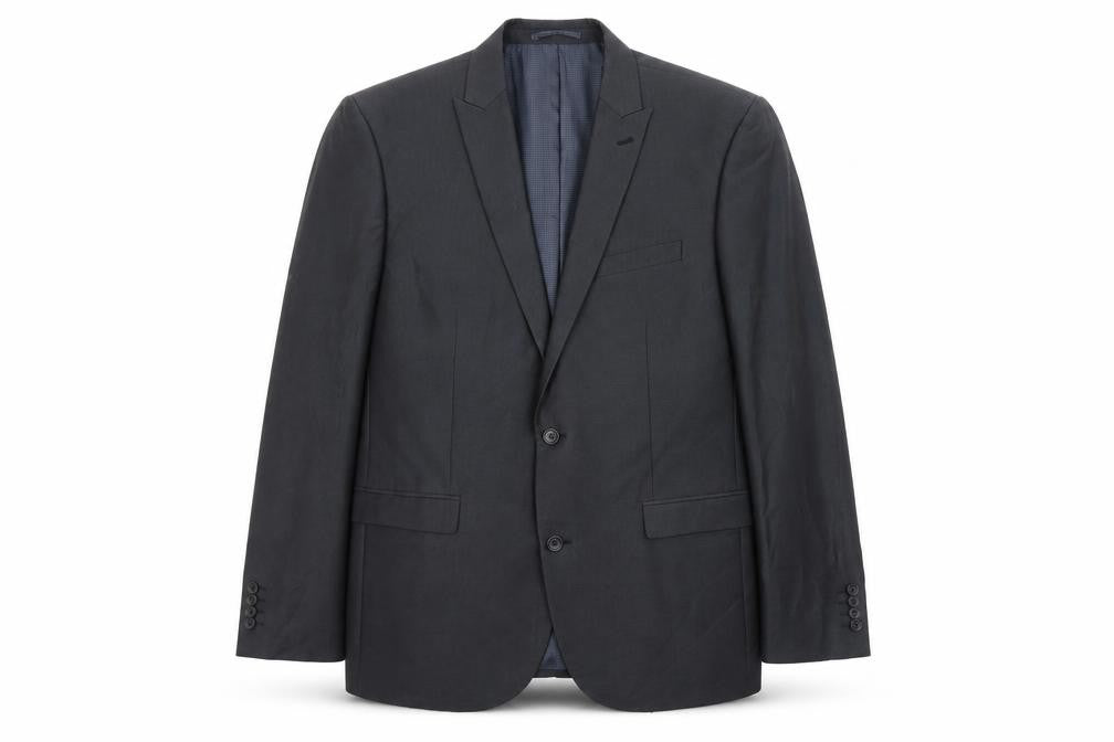 Next Mens Grey Polyester Jacket Suit Jacket Size 44 Regular