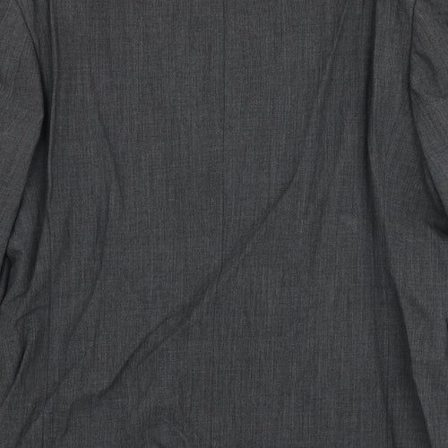 Ciro Citterio Mens Grey Polyester Jacket Suit Jacket Size 38 Regular