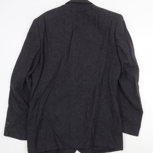 Classic Clothing Mens Grey Wool Jacket Suit Jacket Size 38 Regular