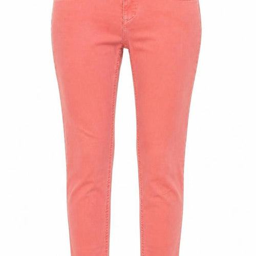 Zara Womens Pink Cotton Skinny Jeans Size 6 Regular Zip