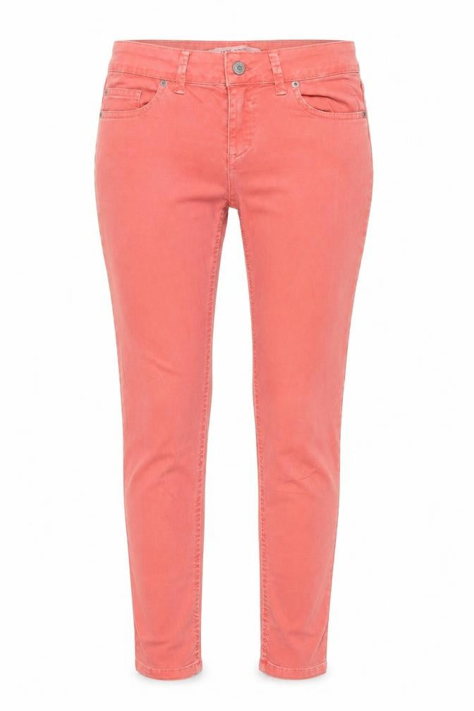 Zara Womens Pink Cotton Skinny Jeans Size 6 Regular Zip