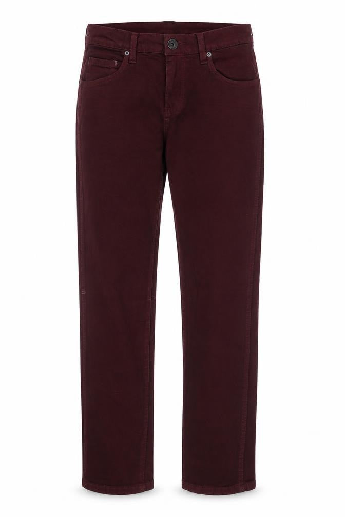 Dr. Denim Womens Red Cotton Straight Jeans Size 28 in Regular Zip