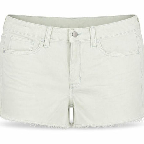 Gap Womens Green Cotton Cut-Off Shorts Size 10 Slim Zip