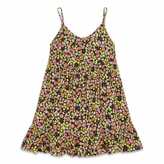 Front view of George women’s multicoloured floral viscose a-line, size S, v-neck pullover