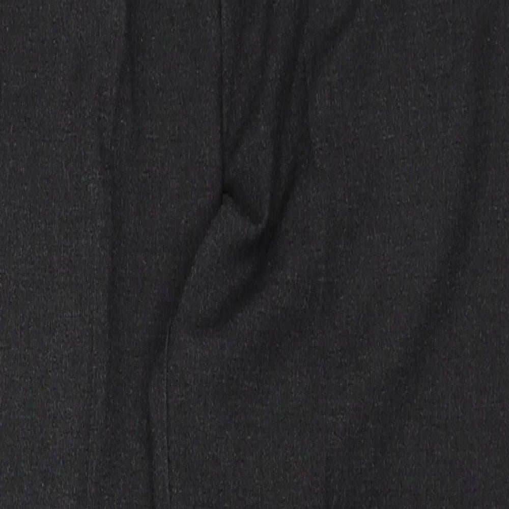 TU Boys Black Polyester Dress Pants Trousers Size 12 Years Regular Zip