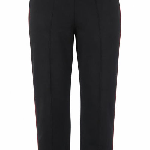 Trakman Sports Womens Black Cotton Trousers Size XL Regular Drawstring