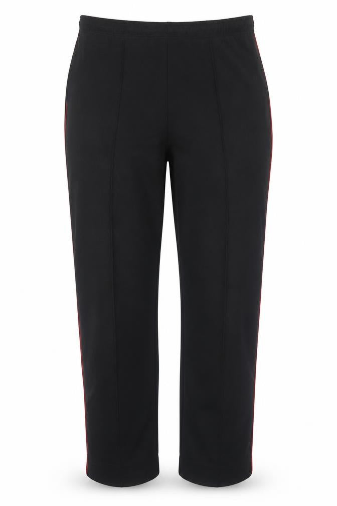 Trakman Sports Womens Black Cotton Trousers Size XL Regular Drawstring