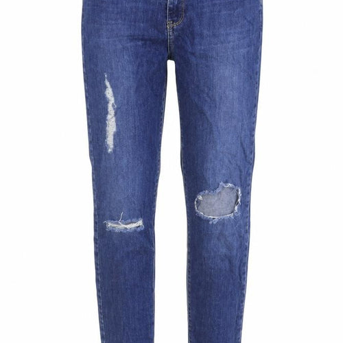 Brooke Womens Blue Cotton Straight Jeans Size 29 in Slim Zip