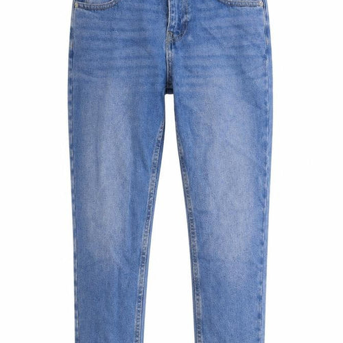 Preworn Girls Blue Cotton Skinny Jeans Size 10-11 Years Regular Zip