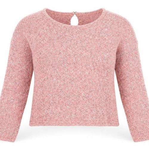 Stay Little Womens Pink Round Neck Cotton Pullover Jumper Size 6