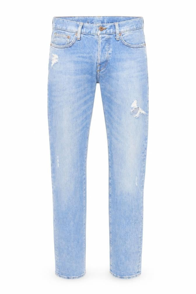 &denim Mens Blue Cotton Straight Jeans Size 29 in L32 in Regular Zip
