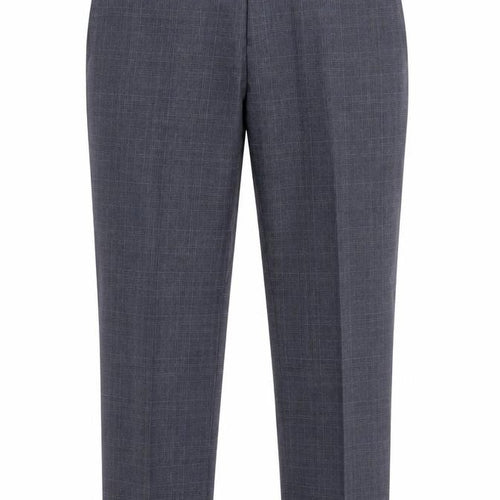 NEXT Mens Blue Plaid Polyester Dress Pants Trousers Size 32 in L33 in Regular Zip