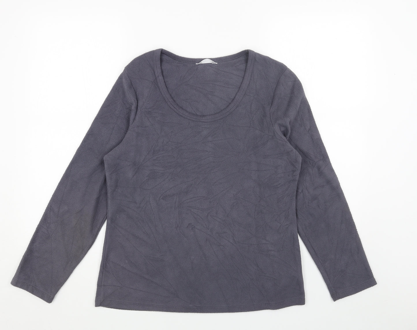 Marks and Spencer Womens Grey Polyester Pullover Sweatshirt Size 14