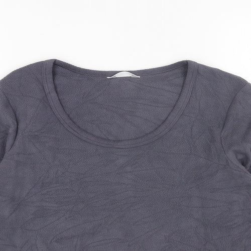 Marks and Spencer Womens Grey Polyester Pullover Sweatshirt Size 14