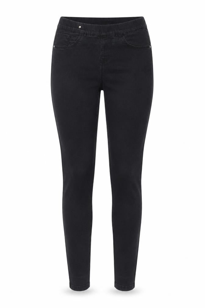 Denim & Co. Womens Black Cotton Jegging Jeans Size 6 L29 in Regular