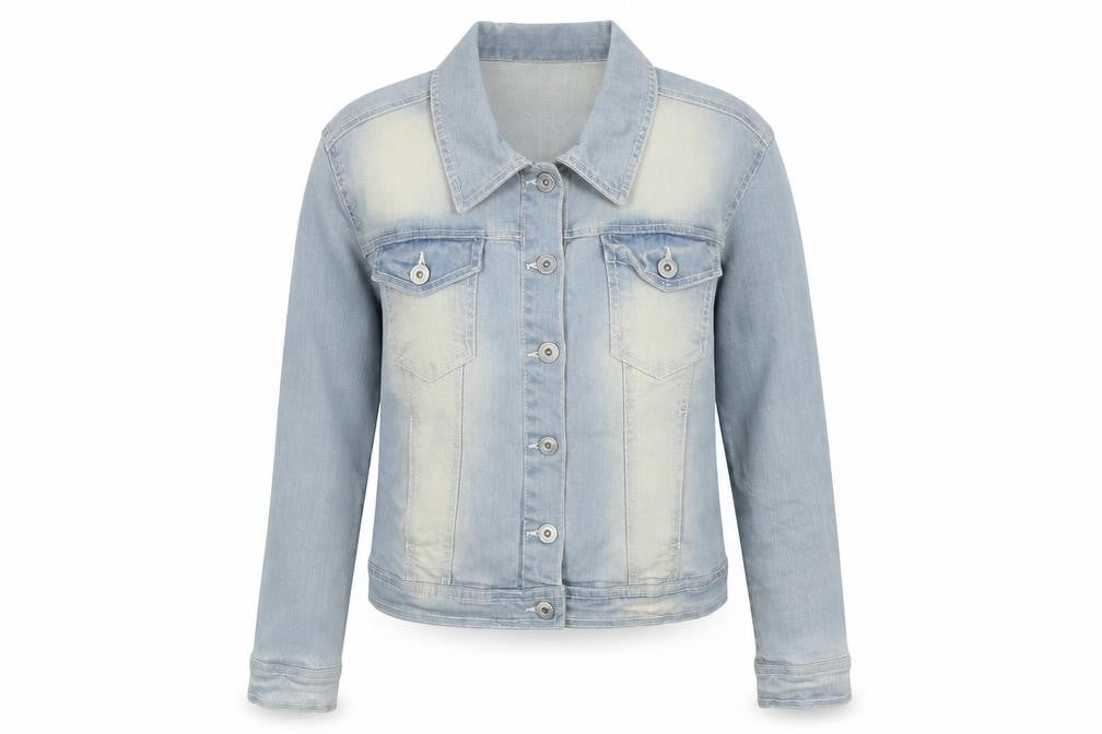Select Womens Blue Jacket Size 10 Button
