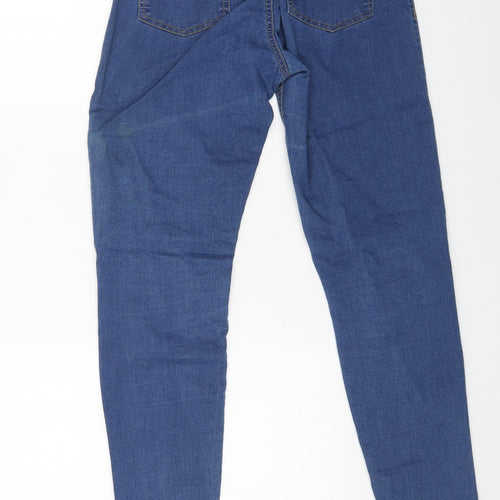 Select Womens Blue Cotton Jegging Jeans Size 10 L30 in Regular
