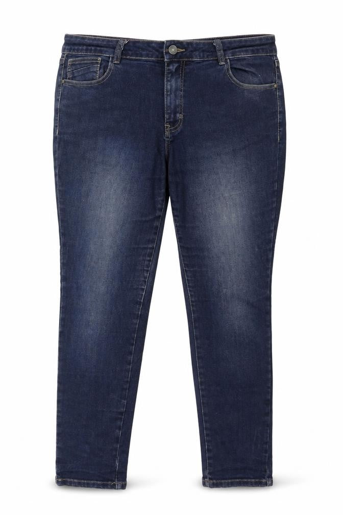 TU Womens Blue Cotton Skinny Jeans Size 40 in Regular Zip