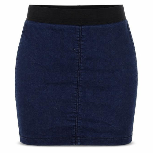 Marks and Spencer Womens Blue Cotton A-Line Skirt Size 10