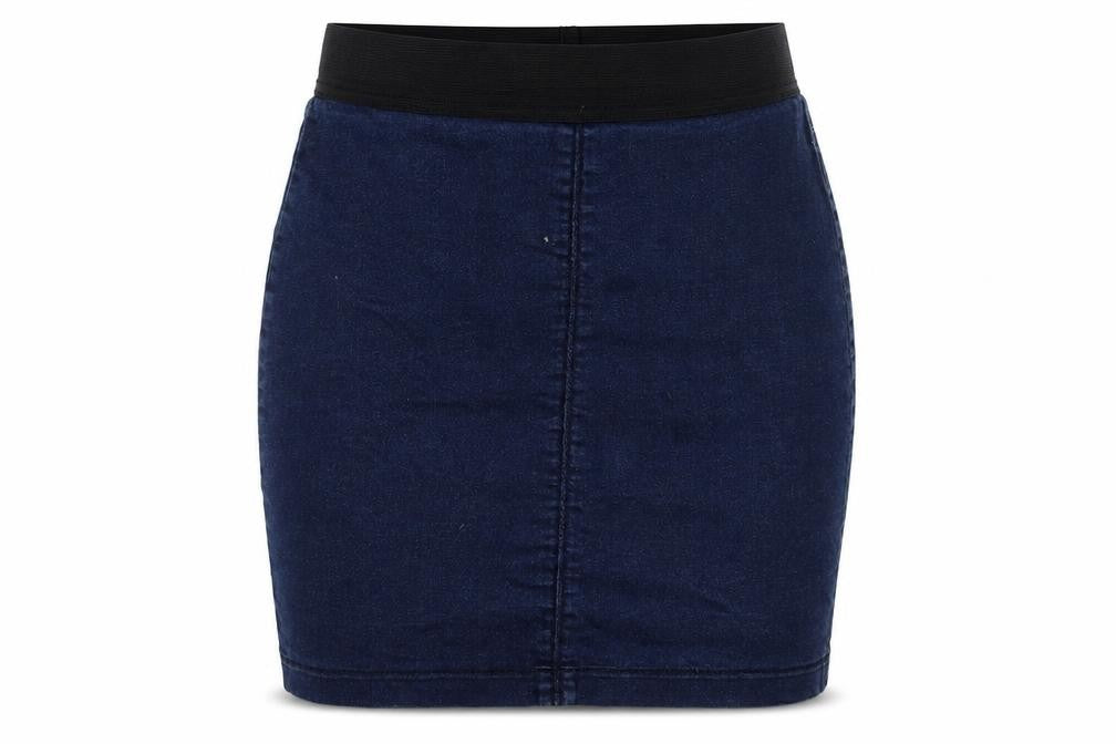 Marks and Spencer Womens Blue Cotton A-Line Skirt Size 10