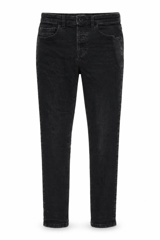 NEXT Mens Black Cotton Skinny Jeans Size 30 in Slim Button