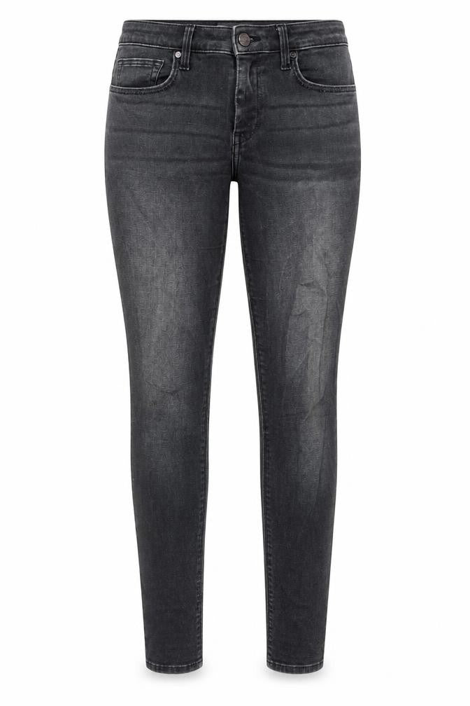 Mango Womens Black Cotton Skinny Jeans Size 8 Slim Zip