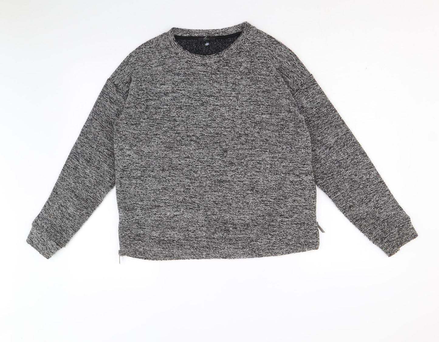 COS Womens Grey Round Neck Cotton Pullover Jumper Size S Pullover