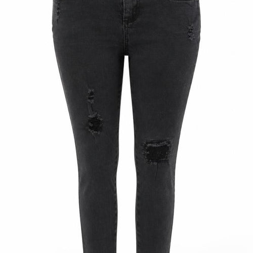 Seven Womens Black Cotton Skinny Jeans Size 4 Regular Zip