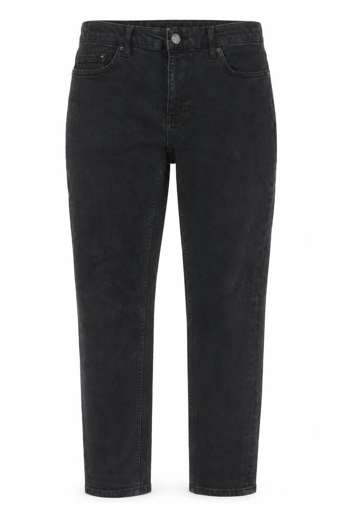 BDG Womens Black Cotton Straight Jeans Size 30 in L30 in Regular Zip