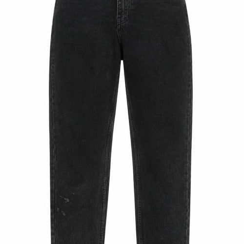 Denim & Co. Womens Black Cotton Straight Jeans Size 8 Regular Zip