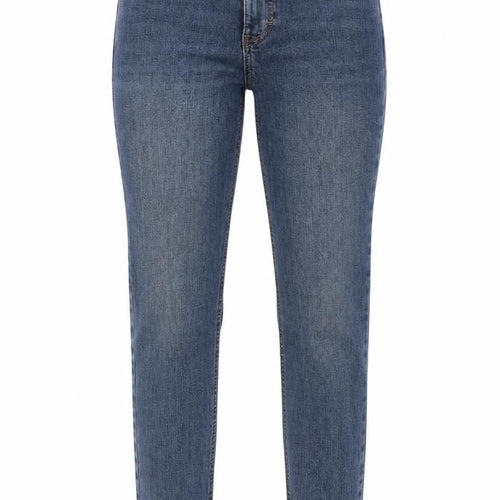 Topshop Womens Blue Cotton Skinny Jeans Size 25 in L34 in Regular Zip