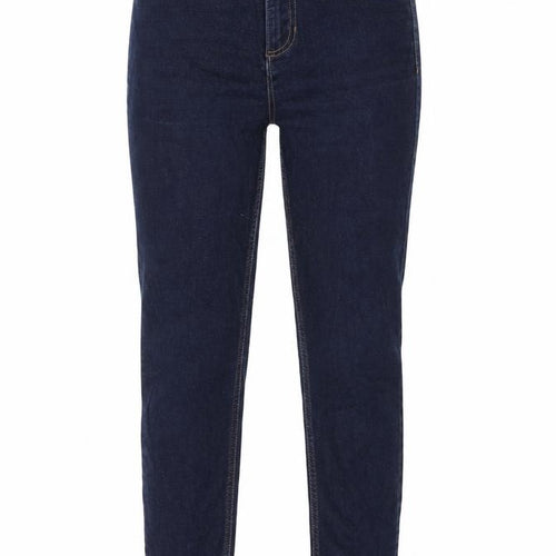 Marks and Spencer Womens Blue Cotton Skinny Jeans Size 8 Regular Zip