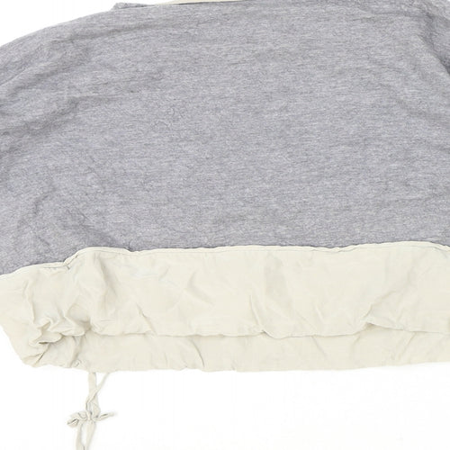Peserico Womens Grey Wool Pullover Sweatshirt Size 18 Pullover