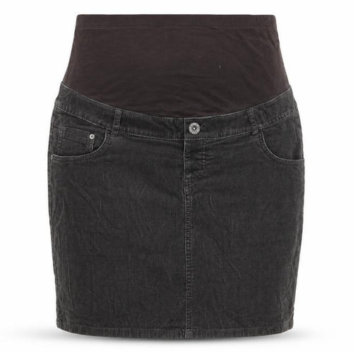 Yessica Womens Grey Cotton Straight & Pencil Skirt Size 12 Button